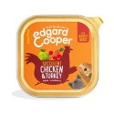 TARRINA COMIDA PARA PERROS EDGARD COOPER POLLO Y PAVO 150gr