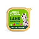 TARRINA PATE PARA GATOS EDGARD COOPER DE CORDERO Y POLLO 85gr